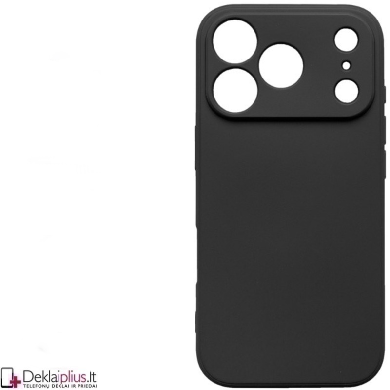 Silikoninis ploniausias dėklas - juodas (Apple Iphone 17 Pro/Iphone 18 Pro) Silikoninis ploniausias dėklas - juodas (Apple Iphone 17 Pro/Iphone 18 Pro)